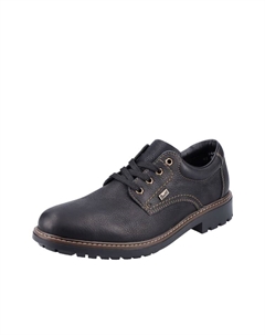 Туфли на шнуровке Herren Halbschuh, черный Rieker