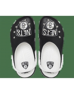 Классические сабо NBA Brooklyn Nets мужские, цвет White / Black Crocs