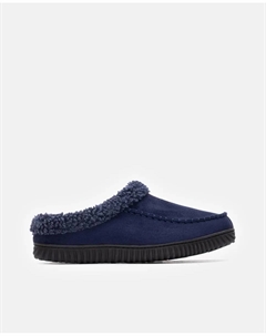 Мужские домашние тапочки с открытым носком и резиновой подошвой, синий Xti