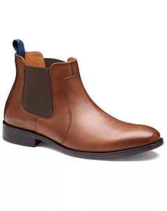 Мужские ботинки челси Reeve без застежек, коричневый Johnston & murphy
