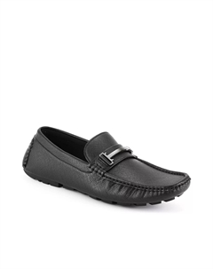 Лоферы Acento Driving Loafer, черный Tommy hilfiger