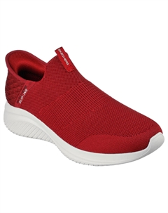Мужские кроссовки ULTRA FLEX 3.0 SMOOTH STEP Slip-On бордового цвета Skechers