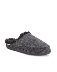 Тапочки Faux Wool Clog Slipper - Men's, черный Muk luks