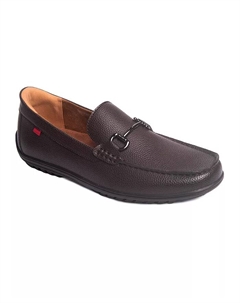 Мужские лоферы Elliot Road с технологией Hands-Free Slip On и пряжкой, коричневый Marc joseph new york
