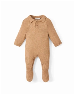 Мягкий трикотажный комбинезон, светло-коричневый Сфера