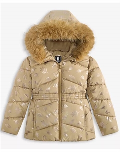 Детская и для девочек стеганая куртка-пуховик с фольгированным покрытием, коричневый S rothschild & co