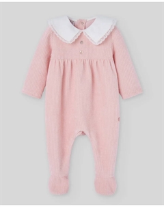 Комбинезон для младенца из коллекции «Нежность» PAZ Rodríguez, светло-розовый Paz rodriguez