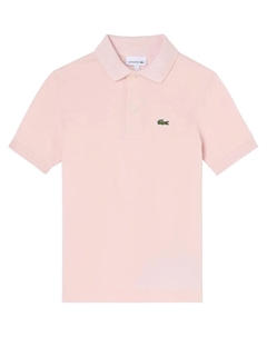 Поло из пикейной ткани для мальчика, розовый Lacoste