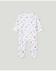 Пижама с рисунками для мальчика, белый Cotton juice