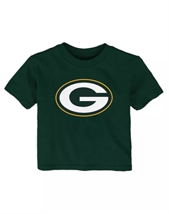 Футболка Green Bay Packers Primary с логотипом для мальчиков и девочек Outerstuff