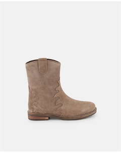 Детские замшевые походные ботинки, светло-серый Coconut el corte inglés