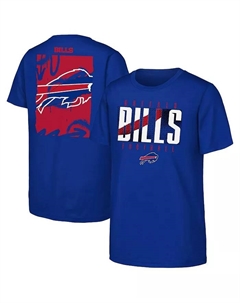 Футболка с постером «Big Boys and Girls Royal Buffalo Bills» Outerstuff