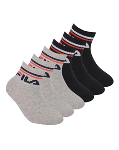 Носки унисекс, упаковка из 6 эластичных детских носков длиной до четверти дюйма Fila