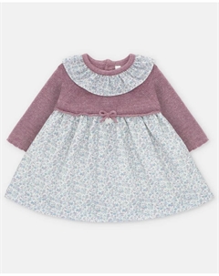 Детское платье с микропринтом цветов в цвете лаванды Martin aranda