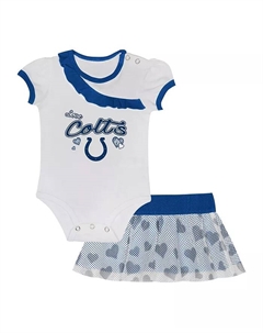 Комплект боди с юбкой Indianapolis Colts Love My Team для мальчиков и девочек Outerstuff