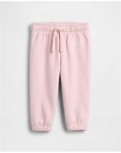 Детские спортивные штаны с винтажным логотипом, розовый Gap