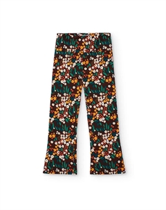 Брюки-леггинсы для малыша с цветочным принтом и эластичным поясом, мультиколор Boboli