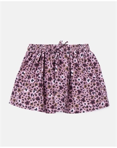 Юбка-солнце из микровельвета с принтом для девочки, розовый Kids el corte inglés