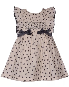 Платье для девочки с рюшами в горошек Bonnie baby