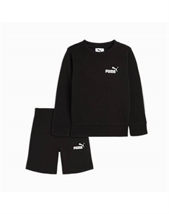 Комплект из 2 предметов: толстовка и шорты для малышей Matching Sets, черный Puma