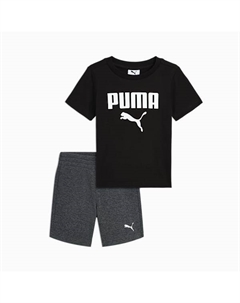 Футболка и флисовые шорты для малышей Matching Sets, черный Puma
