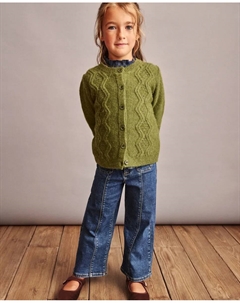 Джинсовые брюки для девочки морского цвета с передними швами Coconut el corte inglés