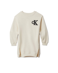 Платье для девочки в стиле свитшот, серый Calvin klein