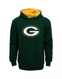 Зеленый пуловер с капюшоном Big Boys Green Bay Packers Prime Outerstuff