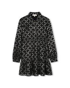 Детское платье для девочки длинным рукавом разноцветное Michael kors