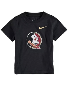 Футболка с логотипом Florida State Seminoles для мальчиков и девочек, черная Nike