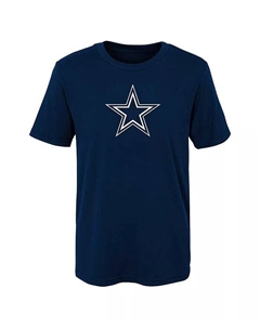 Темно-синяя футболка с основным логотипом Little Boys and Girls Dallas Cowboys, синий Outerstuff