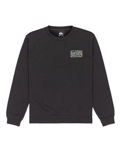 Детская флисовая кофта с принтом, черный Quiksilver