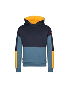 Пуловер Hoodie Rondane, цвет black/steel blue Trollkids