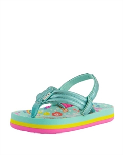 Шлепки, цвет love rainbow Reef