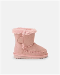 Австралийские ботинки для девочки-малыша с липучкой и круглым носком, розовый Baby el corte inglés