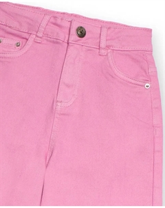 Джинсовые кюлоты для девочки розового цвета Tuc tuc