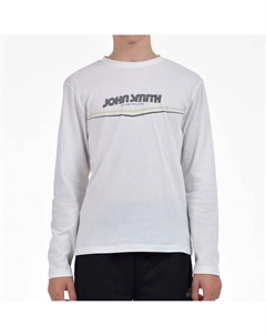 Детская футболка с длинным рукавом Bales Ml, белый John smith