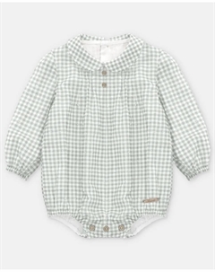 Детский комбинезон в зеленую клетку Martin aranda