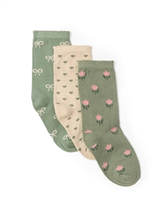 Упаковка из 3 носков, зеленый Сфера