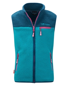 Флисовый жилет Fleeceweste Hemsedal, бирюзовый Trollkids