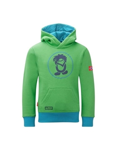 Пуловер Hoodie Troll, цвет fresh green Trollkids