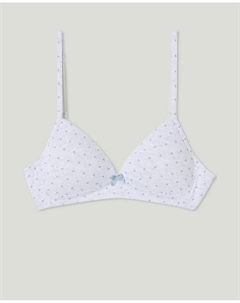 Фантазийный бюстгальтер с узором звезд, серый Cotton juice