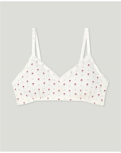 Бюстгальтер с мягкой чашкой без косточек с принтом фантазийных цветов Cotton juice