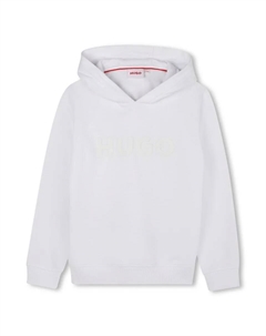 Детский свитер с длинным рукавом, белый Hugo