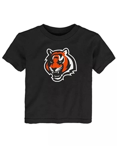 Черная футболка с логотипом Cincinnati Bengals Primary для мальчиков и девочек для малышей Outerstuff