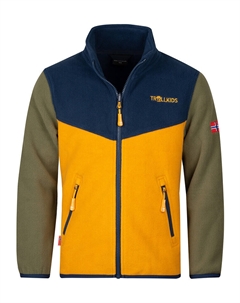 Флисовая куртка Oppdal XT, желтый Trollkids