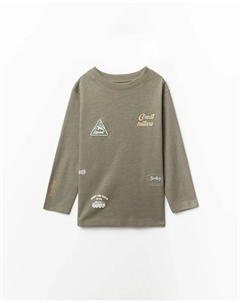 Многофункциональная приключенческая футболка, хаки Сфера