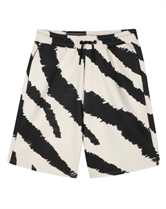 Детские шорты бермуды черного цвета с полосками Marc jacobs