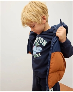 Детский жилет в стиле color block, мультиколор Kids el corte inglés