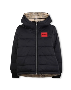 Детское пальто естественного цвета с длинными рукавами Hugo